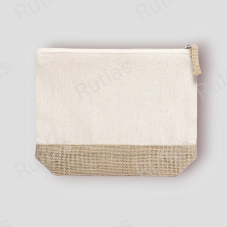 Pochette in iuta-cotone