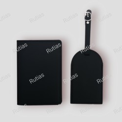 Porta passaporto + tag valigia