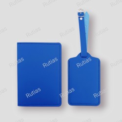 Porta passaporto + tag valigia