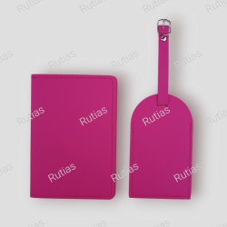 Porta passaporto + tag valigia