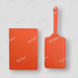 Porta passaporto + tag valigia