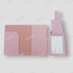 Porta passaporto + tag valigia
