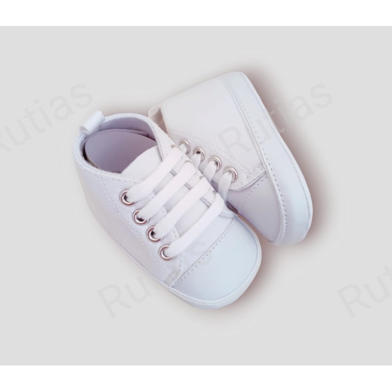 Scarpette neonato bianche