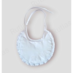 Bavaglino con bordo in...