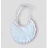 Bavaglino con bordo in merletto